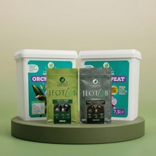Carbonado Orchid Peat 7.5 L (2 Adet) + Jeotab Leonardit ve Organik Gübre Paketi