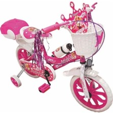 Feyza Design Yogh Kız Çocuk Pembe 15 Inç Bisiklet, Eğlenceli ve Renkli Tasarım