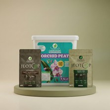 Carbonado Orchid Peat 7.5 L (1 Adet) + Jeotop Leonardit ve Organik Gübre Paketi