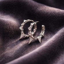 Çelik Kadın Vıp Diken Küpe