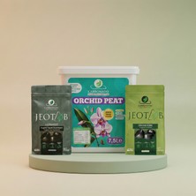 Carbonado Orchid Peat 7.5 L (1 Adet) + Jeotab Leonardit ve Organik Gübre Paketi