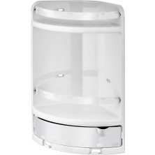 Yazıcı Çekmeceli Köşe Şampuanlık – Banyo Köşelik Düzenleyici, Çok Amaçlı Banyo Organizeri