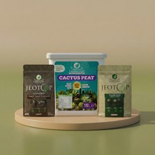 Carbonado Cactus Peat 15 L (1 Adet) + Jeotop Leonardit ve Organik Gübre Paketi