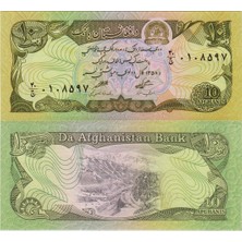 Banknoting Afganistan 10 Afgani 1979 Çil.