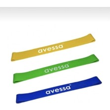 PremiumPort Esnek Latex Aerobik Seti, Hafif ve Orta Sertlik, 3'lü Paket