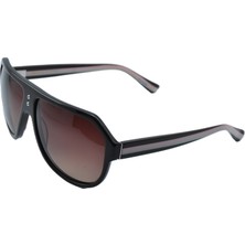 Sama So 63 Brown Pınk Brown Gradyan Kahverengı Pembe Gradyan Polarize Kahverengı Unısex Güneş Gözlüğü