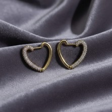 Xuping Kadın  Kalp Taş Küpe