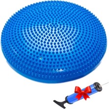PremiumPort Mavi Pilates Yoga Bale Jimnastik Denge Yastığı, Esneklik ve Denge Için