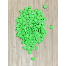 öztürk Yeşil Oya, Abiye, Havlu, Takı, Örgü Vb. Plastik Gözyaşı Damla Boncuk. 25GR. Tahmini 190 Adet.