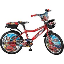 Feyza Design Çocuklar Için 20 Jant V Fren Bmx Bisiklet, Kırmızı Renkli ve Eğlenceli Tasarım