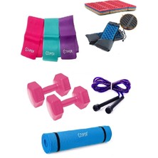 PremiumPort 5 Parça Pilates Seti, Sağlıklı ve Konforlu Egzersiz Için Ideal