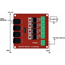 Gözeler Arduino 4 Kanal IRF540 Mosfet Modülü