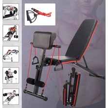 PremiumPort Çok Fonksiyonlu Ayarlanabilir Biceps Antrenman Bench, Güç ve Esneklik Için