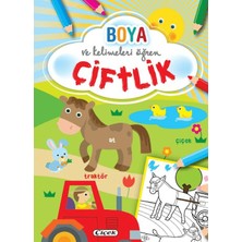 Çiçek Yayıncılık Boya ve Kelimeleri Öğren - Çiftlik