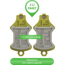 Starflare 2li Paket - Profesyonel Mıknatıslı Çivi Tutma Çakma Aparatı | 1.5mm Aralık ile Çivi Çakma