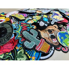 Halfart Karışık Desenli  Ütü ile Yapışan Yama Arma Patch Seti