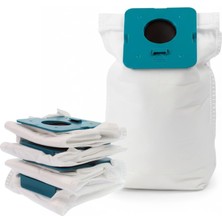 Ticimark Samsung Bespoke Jet Temizlik Istasyonu VS20A95823W VS20A95843W VS20A95943N VS20A95973B ile Uyumlu Toz Torbası 5 Adet