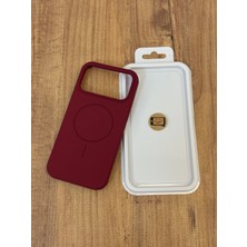 Ceptex Iphone 17 Pro Max Uyumlu Magsafe Lansman Silikon Kılıf