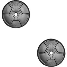 PremiumPort Sağlam Spor Hero Serisi 5 kg Plaka, 2'li Set, Ev ve Spor Salonları Için