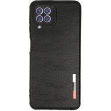 LTG Nova Galaxy A22 Kılıf Loop Deri Silikon - Siyah