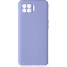 SHC4200 Reno 4 Lite Kılıf Nano Içi Kadife Silikon - Lila