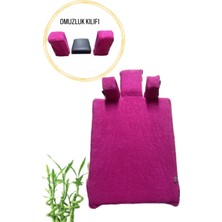 PremiumPort Fuşya Reformer Havlusu ve Omuzluk Kılıfı Seti, Şıklık ve Konfor Bir Arada