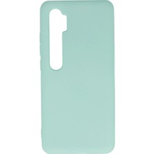 LTG Nova Mi Note 10 Lite Kılıf Nano Içi Kadife Silikon - Turkuaz