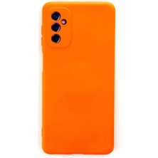 LTG Nova Galaxy M52 5g Kılıf Nano Içi Kadife Silikon - Turuncu