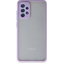 LTG Nova Galaxy A72 Kılıf Montreal Silikon Kapak - Mor