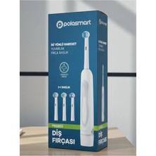 Ticimark PBS-903 Pilli Diş Fırçası 3+1 Başlık Ipx5 Orta Sertlik-Iki