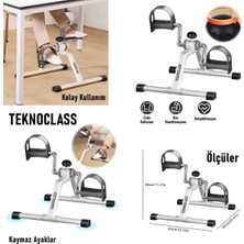 PremiumPort Mini Egzersiz Bisikleti, El ve Ayak Için Taşınabilir Spor Aleti