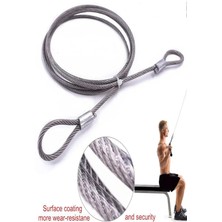 PremiumPort Dayanıklı Çelik Halat, 1,8 Metre, Spor ve Fitness Için Uygun