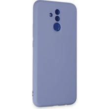 SiHako Mate 20 Lite Kılıf Nano Içi Kadife Silikon - Lila