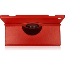 SHC4200 M10 X505F Kılıf 360 Tablet Deri Kılıf - Kırmızı