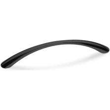 Akzern Yapı Kalın Yay Kulp Mat Siyah 96MM