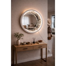 LED Aydınlatmalı Ay Desenli Ayna