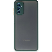 SiHako Galaxy M52 5g Kılıf Montreal Silikon Kapak - Yeşil