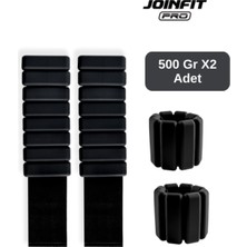 PremiumPort El ve Ayak Bilek Ağırlığı Seti, 2'li, 500 Gr, Ayarlanabilir, Spor ve Fitness Için