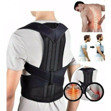 PremiumPort Siyah Highconcept Ortopedik Balenli Dik Duruş Korsesi