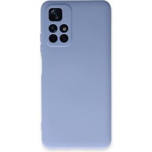 SiHako Redmi Note 11T Kılıf Nano Içi Kadife Silikon - Lila