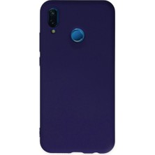 SiHako P20 Lite Kılıf Nano Içi Kadife Silikon - Mor