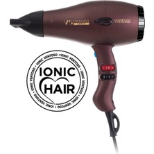 Feyza Design Güçlü 2500W Ionic Profesyonel Fön Makinesi, Kahverengi, Şık ve Hafif