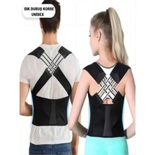 PremiumPort Medikal Kolonlu Dik Duruş Korsesi, Kamburluk Önleyici ve Sporcu Destek