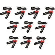 PremiumPort 10 Adet Sünger Tutamaçlı Rulmanlı Atlama Ipi, Egzersiz ve Kondisyon Için Uygun