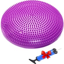 PremiumPort Mor Pilates ve Yoga Denge Yastığı, Rahat ve Şık Tasarım