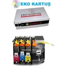 Eko Kartuş Brother LC679XL / LC675XL / MFC-J2320 / MFC-J2720 4 Muadil Kartuş Takım