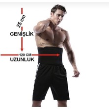 PremiumPort Termal Sauna Kemer, Zayıflama ve Bel Şekillendirme Korse, Neopren Kumaş