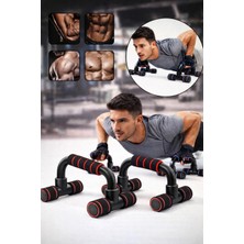 PremiumPort Çelik Şınav Barı, Güç ve Stabilite Sağlayan Egzersiz Aleti