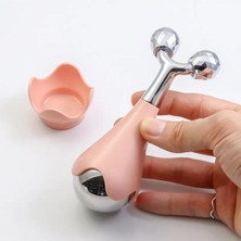 PremiumPort Yüz Masaj Buz Küresi ve Gua Sha Face Roller Seti, Ferahlatıcı ve Yenileyici