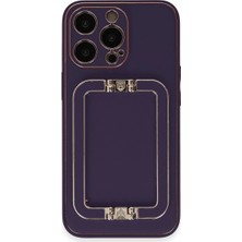 Pazarcan Iphone 13 Kılıf Coco Elit Kapak - Derin Mor